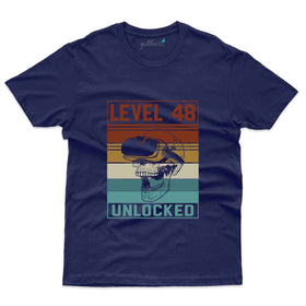 Level 48 Unlocked 8 T-Shirt - 48th Birthday Collection