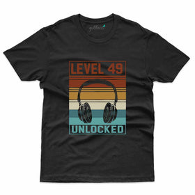 Level 49 Unlocked 3 T-Shirt - 49th Birthday Collection