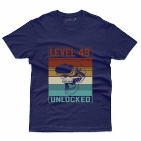 Level 49 Unlocked 4 T-Shirt - 49th Birthday Collection