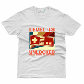 Level 49 Unlocked 5 T-Shirt - 49th Birthday Collection