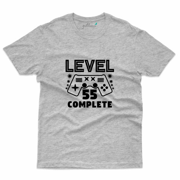 Level 55 Completed T-Shirt - 55th Birthday Collection - Gubbacci