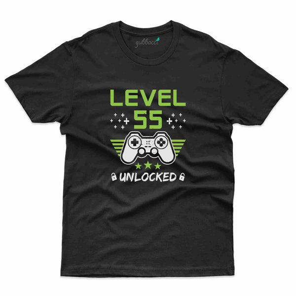 Level 55 T-Shirt - 55th Birthday Collection - Gubbacci