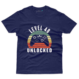 Level Unlocked 2 T-Shirt - 48th Birthday Collection