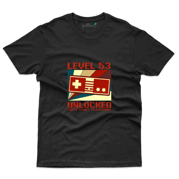 Level Unlocked 2 T-Shirt - 53rd Birthday Collection - Gubbacci-India