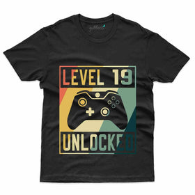 Level Unlocked 4 T-Shirt - 19th Birthday Collection
