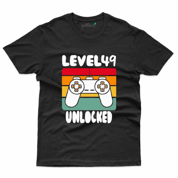 Level Unlocked 7 T-Shirt - 49th Birthday Collection - Gubbacci-India