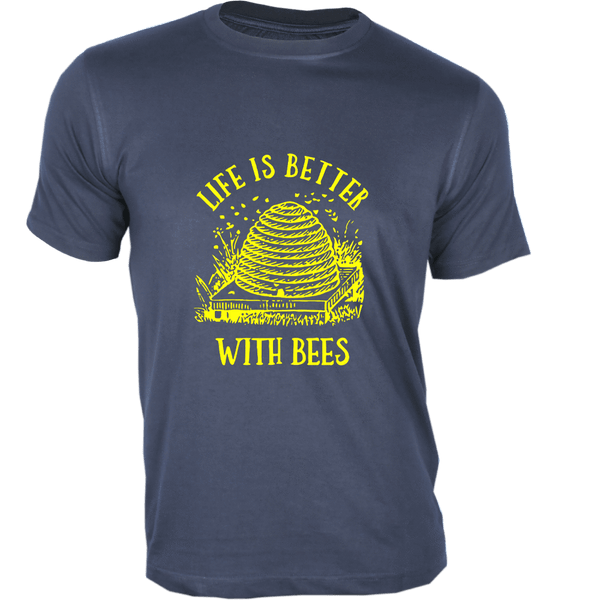 Gubbacci Apparel T-shirt XS Life is Better With Bees - Earth Day Collection Buy Life is Better With Bees - Earth Day Collection