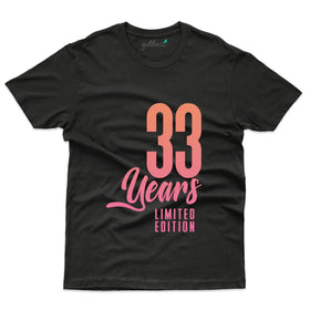 Limited Edition T-Shirt - 33rd Birthday Collection