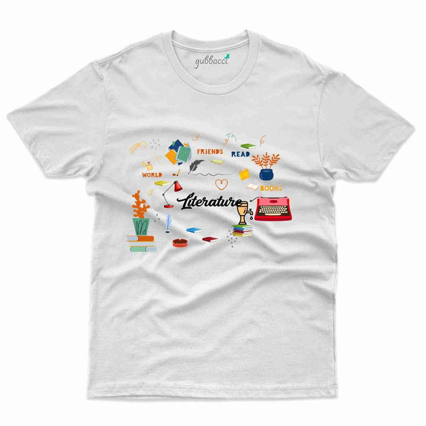 Literature T-Shirt - Doodle Collection - Gubbacci-India