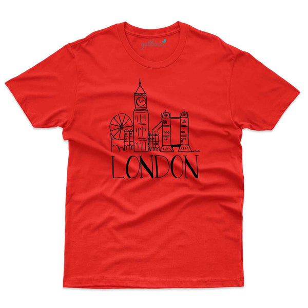 London Skyline T-Shirt - Skyline Collection - Gubbacci-India