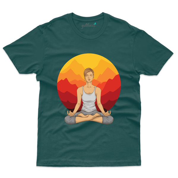 Gubbacci Apparel T-shirt S Lotus Posture T-Shirt Design - Yoga Collection Buy Lotus Posture T-Shirt Design - Yoga Collection