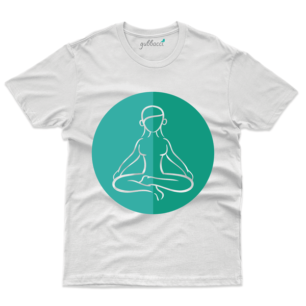 Gubbacci Apparel T-shirt S Lotus Posture T-Shirt Design - Yoga Collection Buy Lotus Posture T-Shirt Design - Yoga Collection