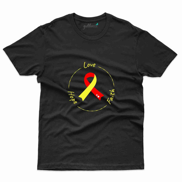 Love & Hope T-Shirt- Hepatitis Awareness Collection - Gubbacci