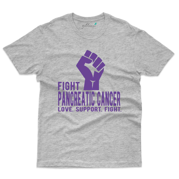 Love Support 2 T-Shirt - Pancreatic Cancer Collection - Gubbacci