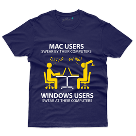 Mac Users & Windows Users T-shirt - Technology Collection
