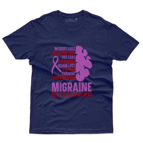 Memory Loss T-Shirt- migraine Awareness Collection - Gubbacci
