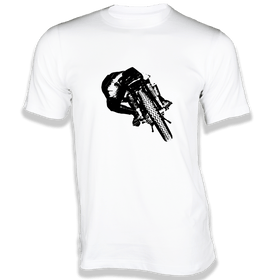 Men's 100% Cotton Biker T-shirt - Bikers Collection