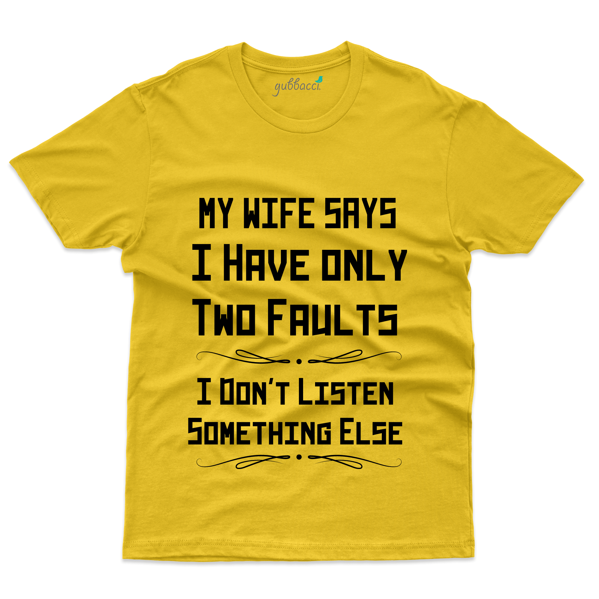 Men's Cotton My Wife Says T-Shirt Funny Saying