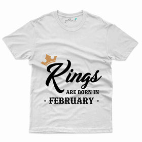 Male Born T-Shirt - February Birthday Collection