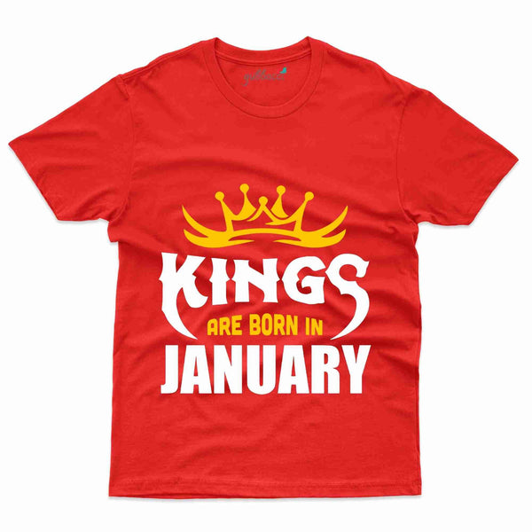 Men T-Shirt - January Birthday Collection - Gubbacci-India