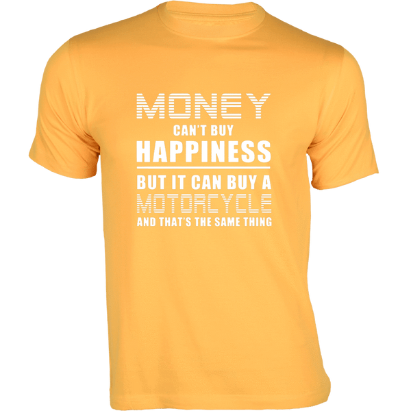 Gubbacci Apparel T-shirt XS Money Cant Buy Happiness - Bikers Collection Buy Money Cant Buy Happiness - Bikers Collection
