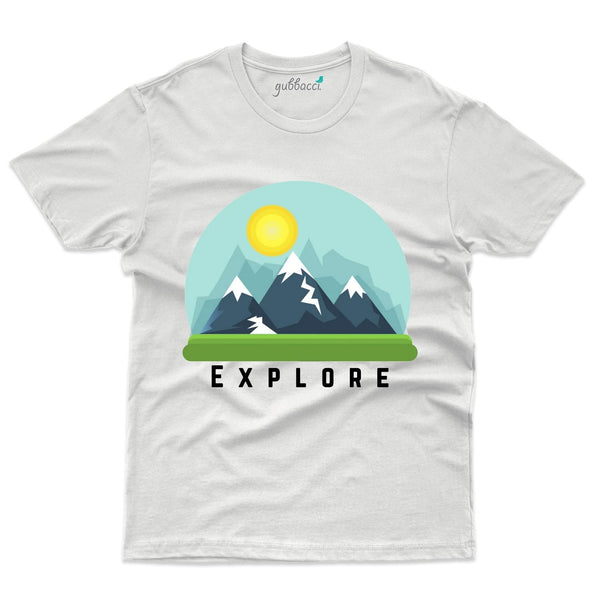 Mountain Explore T-Shirt - Explore Collection - Gubbacci-India
