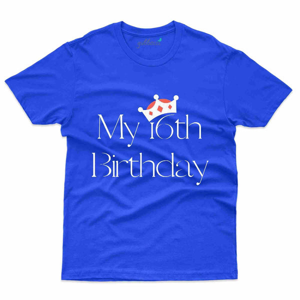 My Birthday 2 T-Shirt - 16th Birthday Collection - Gubbacci