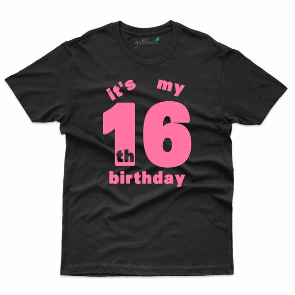 My Birthday 3 T-Shirt - 16th Birthday Collection - Gubbacci