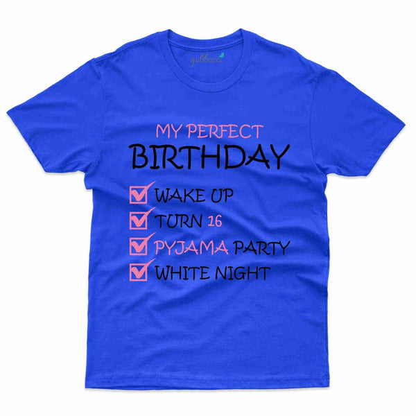 My Birthday T-Shirt - 16th Birthday Collection - Gubbacci