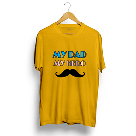 My Dad My Hero Yellow T-shirt