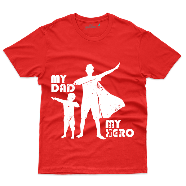 Gubbacci Apparel T-shirt S My Dad My Hero T-Shirt - Dad and Son Collection Buy My Dad My Hero T-Shirt - Dad and Son Collection