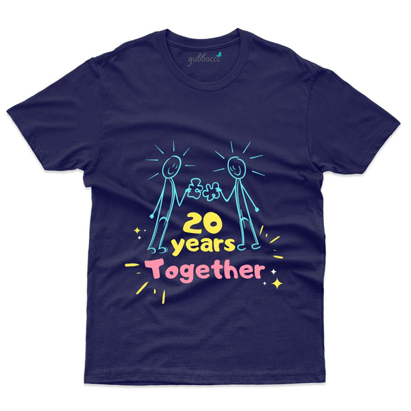 Navy Blue Together T-Shirt - 20th Anniversary Collection - Gubbacci-India