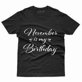 New Birthday T-Shirt - November Birthday Collection