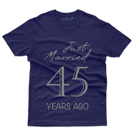 New Just Married T-Shirt - 45th Anniversary Collection