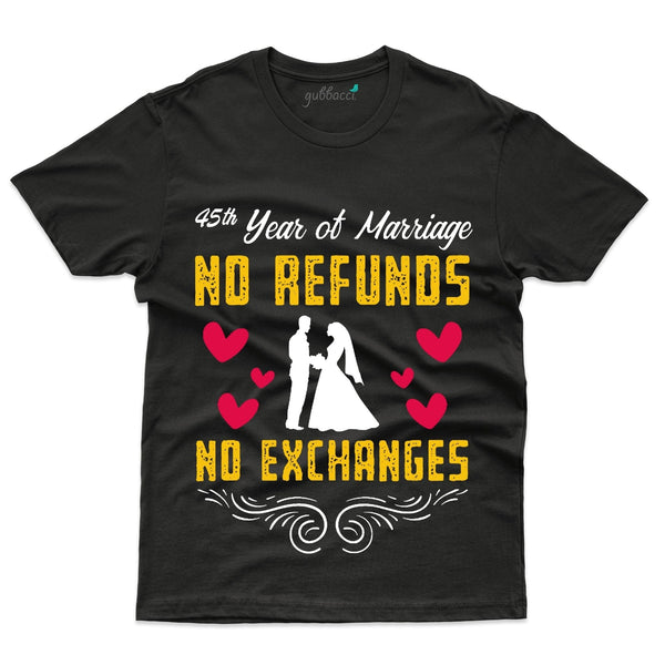 No Exchange T-Shirt - 45th Anniversary Collection - Gubbacci-India