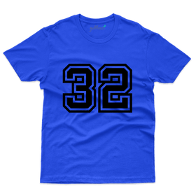 Number 32 T-Shirt - 32th Birthday Collection