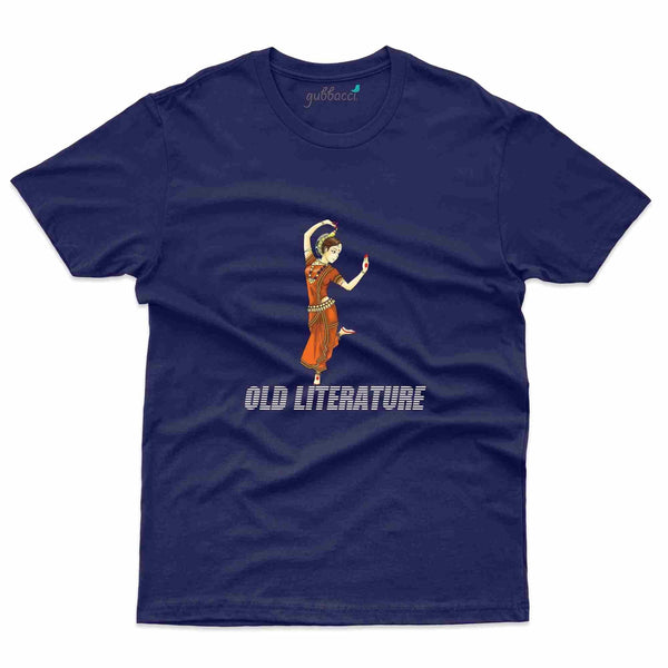 Old Litreature T-Shirt - Odissi Dance Collection - Gubbacci-India