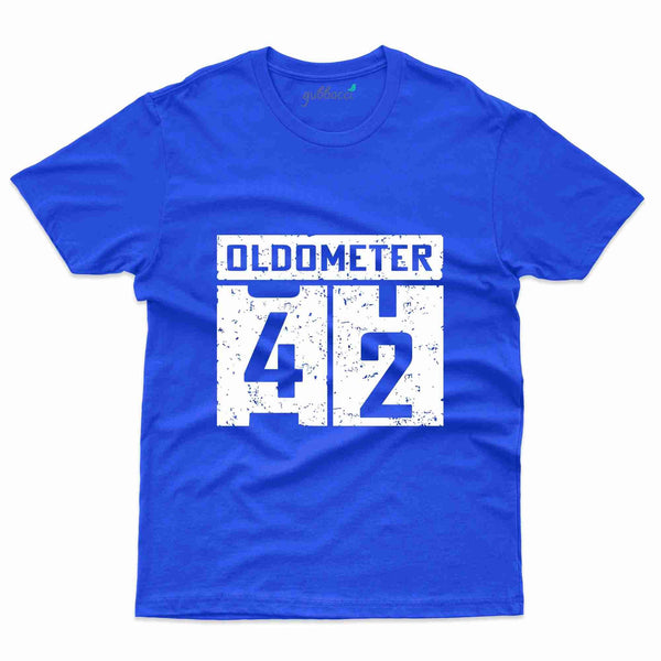 Old Meter 2 T-Shirt - 42nd  Birthday Collection - Gubbacci-India