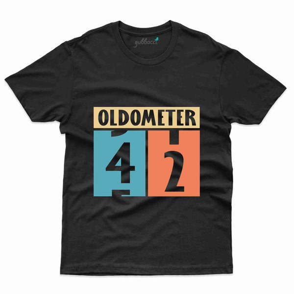 Old meter T-Shirt - 42nd  Birthday Collection - Gubbacci-India