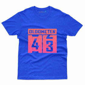 Oldometer 43 2 T-Shirt - 43rd  Birthday Collection