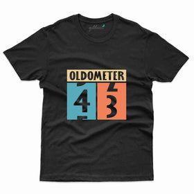 Oldometer 43 T-Shirt - 43rd  Birthday Collection