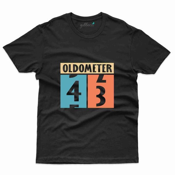 Oldometer 43 T-Shirt - 43rd  Birthday Collection - Gubbacci-India