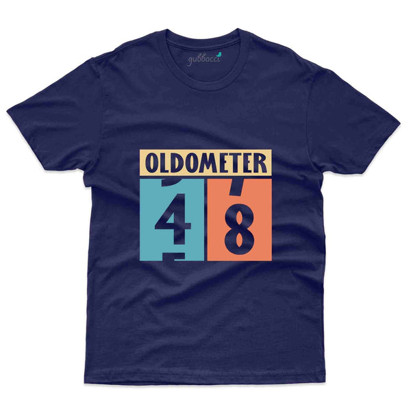 Oldometer T-Shirt - 48th Birthday Collection - Gubbacci-India