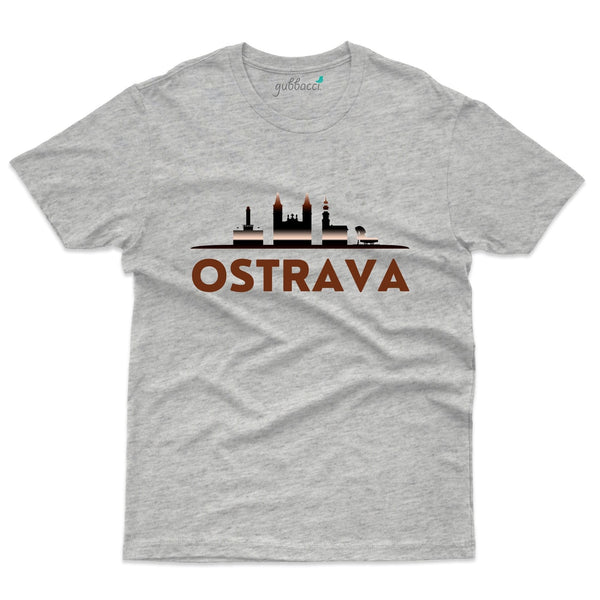 Ostrava City T-Shirt - Skyline Collection - Gubbacci-India