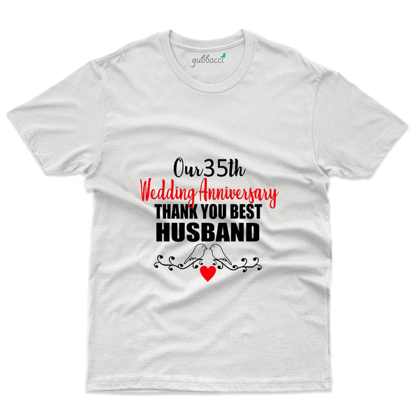 Our 35th Wedding Anniversary T-Shirt - 35th Anniversary Collection - Gubbacci-India