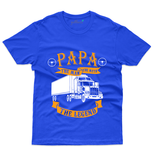 Gubbacci Apparel T-shirt S Papa The Man The Myth T-Shirt - Fathers Day Collection Buy Papa The Man The Myth T-Shirt - Fathers Day Collection