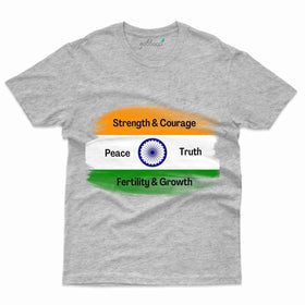 Unisex Tri-Color Meaning T-shirt - Independence Day T-Shirt
