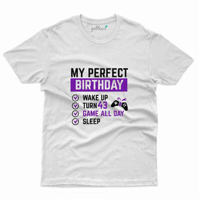 Perfect Birthday T-Shirt - 43rd  Birthday Collection