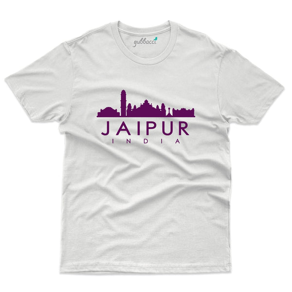 Pink Jaipur City 3 T-Shirt - Skyline Collection - Gubbacci-India