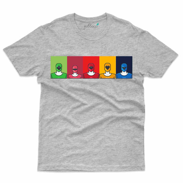 Power Rangers T-Shirt - Minimalist Collection - Gubbacci-India